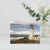 North Head Lighthouse, Washington Postcard Postkarte (Stehend Vorderseite)