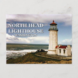 North Head Lighthouse, Washington Postcard Postkarte