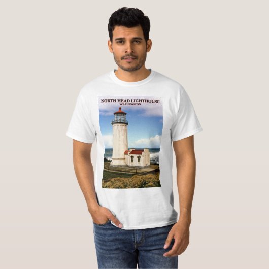 North Head Lighthouse, Washington T - Shirt (Vorne ganz)