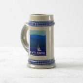 North Idaho Blue Bierglas (Vorderseite Links)