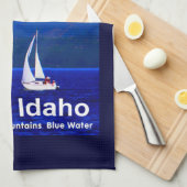 North Idaho Blue Küchentuch (Viertel Falte)