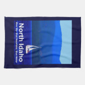 North Idaho Blue Küchentuch (Horizontal)