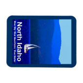 North Idaho Blue Magnet (Horizontal)