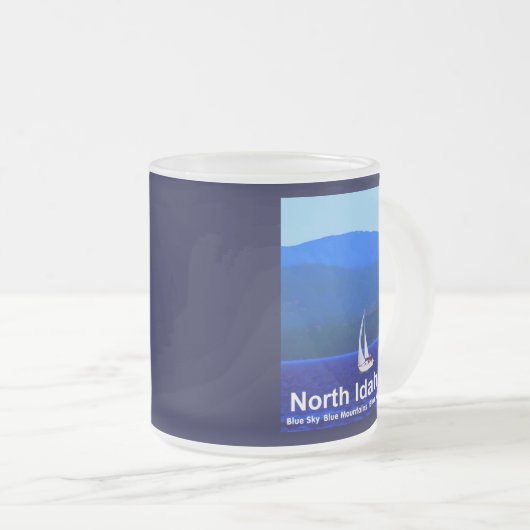 North Idaho Blue Mattglastasse (VorderseiteRechts)