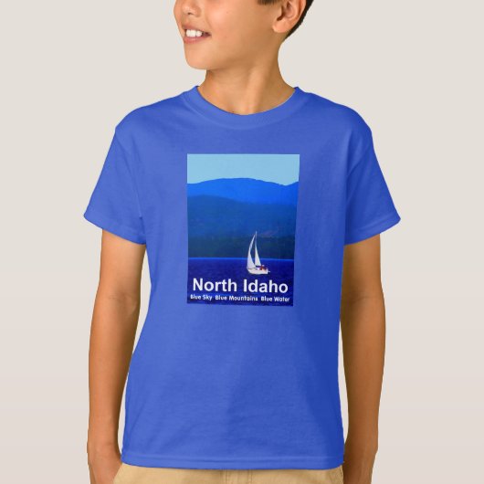 North Idaho Blue T-Shirt (Vorderseite)