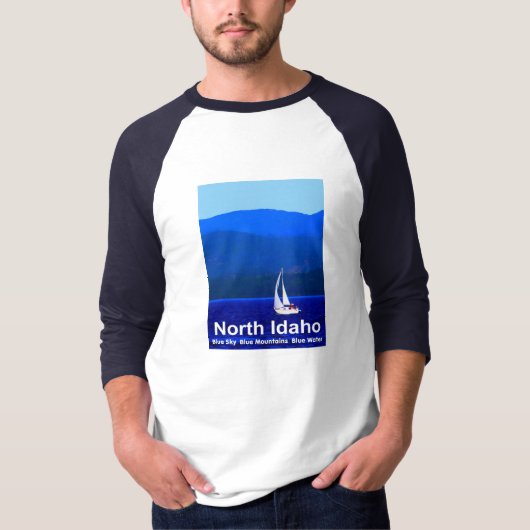 North Idaho Blue T-Shirt (Vorderseite)