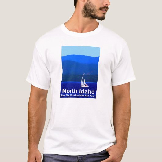 North Idaho Blue T-Shirt (Vorderseite)