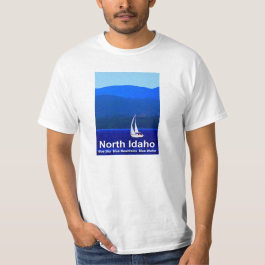North Idaho Blue T-Shirt (Vorderseite)