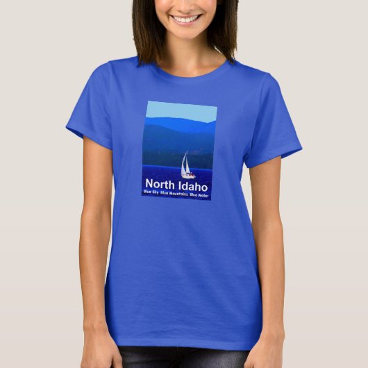 North Idaho Blue T-Shirt (Vorderseite)