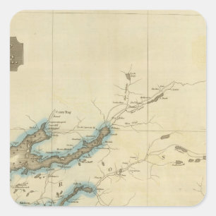 North Inverness Shire Quadratischer Aufkleber