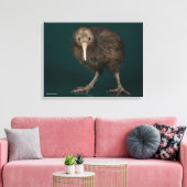North Island Brown Kiwi Leinwanddruck (Insitu (Wohnzimmer))