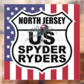 North Jersey Chapter - Aufkleber Flagge & Logo (Blatt 2)