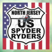 North Jersey Chapter - Aufkleber Flagge & Logo (Blatt 3)