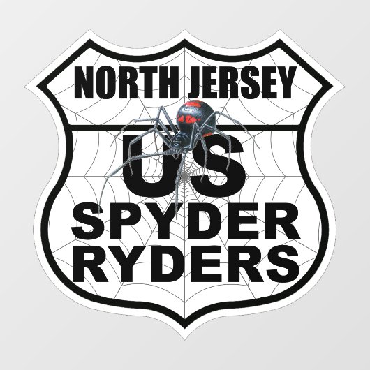 North Jersey Kapitel - Aufkleber Kapitel Logo (Blatt)