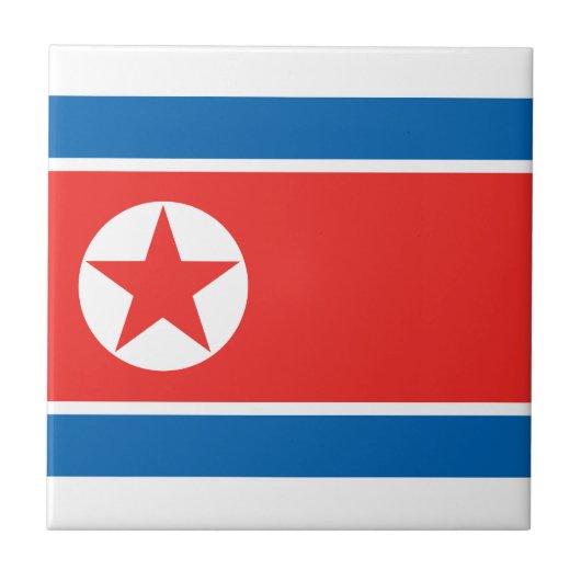 North Korea Fliese (Vorderseite)
