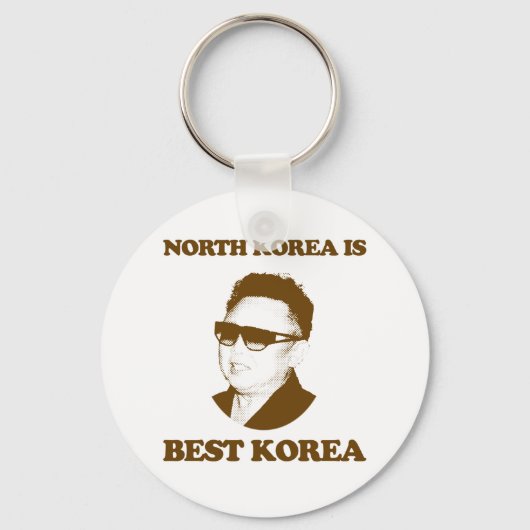 North Korea is best Korea Schlüsselanhänger (Vorderseite)