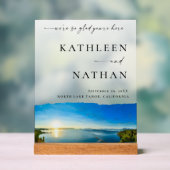 North Lake Tahoe Zielort Willkommen Acrylschild (Neutral)