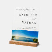 North Lake Tahoe Zielort Willkommen Acrylschild (Winkel)