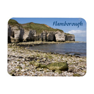 North Landung at Flamborough in Yorkshire Foto Magnet