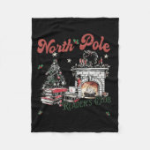 North Le Book Club Book Lover Bookish Bookworm Chr Fleecedecke (Vorderseite)