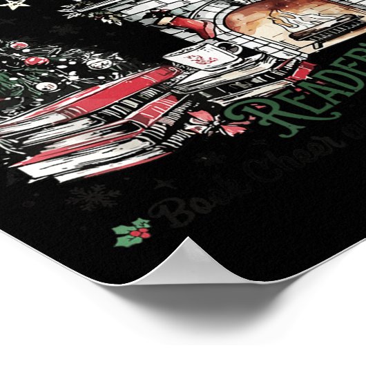 North Le Book Club Book Lover Bookish Bookworm Chr Poster (Ecke)