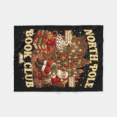 North Le Book Club Cozy Christmas Reading Gift Fleecedecke (Vorderseite (Horizontal))