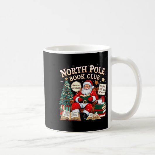 North Le Book Club Cozy Christmas Reading Gift Kaffeetasse (Rechts)