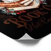 North Le Book Club Hot Cocoa Served Daily Libraria Poster (Ecke)