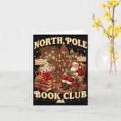 North Le Book Club Kuschel-Weihnachts-Lesegeschenk Karte (Gelbe Blume)