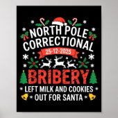 North Le Correctional Christmas Bribery Left Milk  Poster (Vorne)