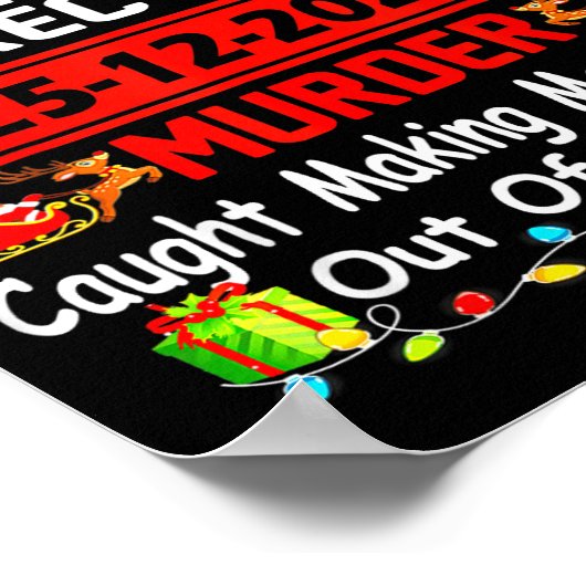 North Le Correctional Murder Caught Butchering Chr Poster (Ecke)