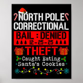 North Le Correctional Theft Caught Eating Santa's Poster (Vorne)