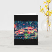 North Le Patrol Christmas Car Tee  Karte (Gelbe Blume)