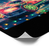 North Le Patrol Christmas Car Tee Poster (Ecke)