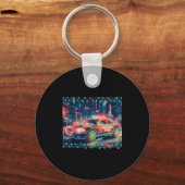 North Le Patrol Christmas Car Tee Schlüsselanhänger (Vorderseite)