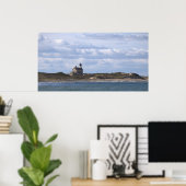 North Light Leuchtturm Block Island Poster (Heimbüro)