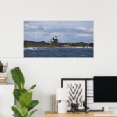 North Light Leuchtturm Block Island Poster (Heimbüro)
