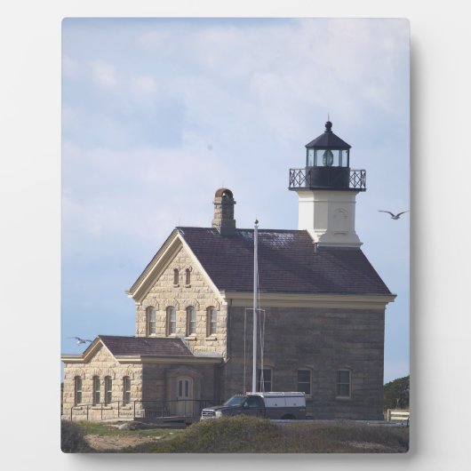 North Light Lighthouse Rhode Island Plaque Fotoplatte (Vorderseite)