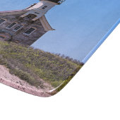 North Lighthouse Block Island RI Cutting Board Schneidebrett (Ecke)