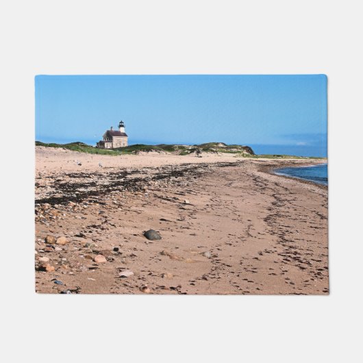 North Lighthouse, Block Island RI Door Mat Fußmatte (Vorderseite)