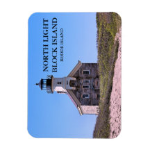 North Lighthouse, Block Island RI Flexi-Magnet