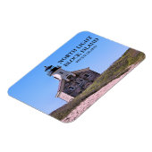 North Lighthouse, Block Island RI Flexi-Magnet Magnet (Linke Seite)