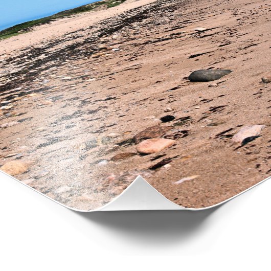 North Lighthouse, Block Island RI Foto Print (Ecke)