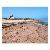 North Lighthouse, Block Island RI Foto Print (Vorne)