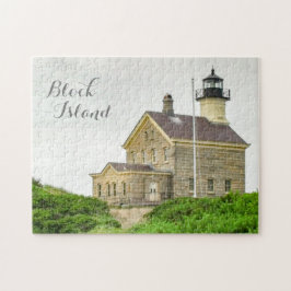 North Lighthouse Block Island, RI Lighthouse Puzzle