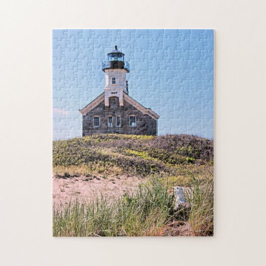 North Lighthouse, Block Island RI Puzzle (Vertikal)