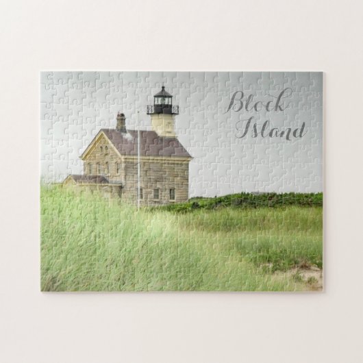 North Lighthouse Block Island, RI Puzzle (Horizontal)