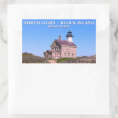 North Lighthouse, Block Island RI Stickers (Tasche)