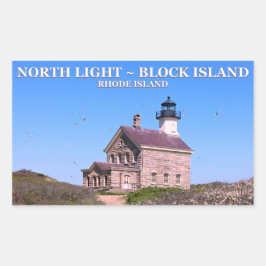 North Lighthouse, Block Island RI Stickers