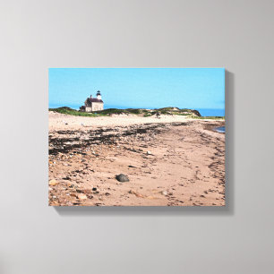 North Lighthouse, Block Island Wrapped Canvas Leinwanddruck